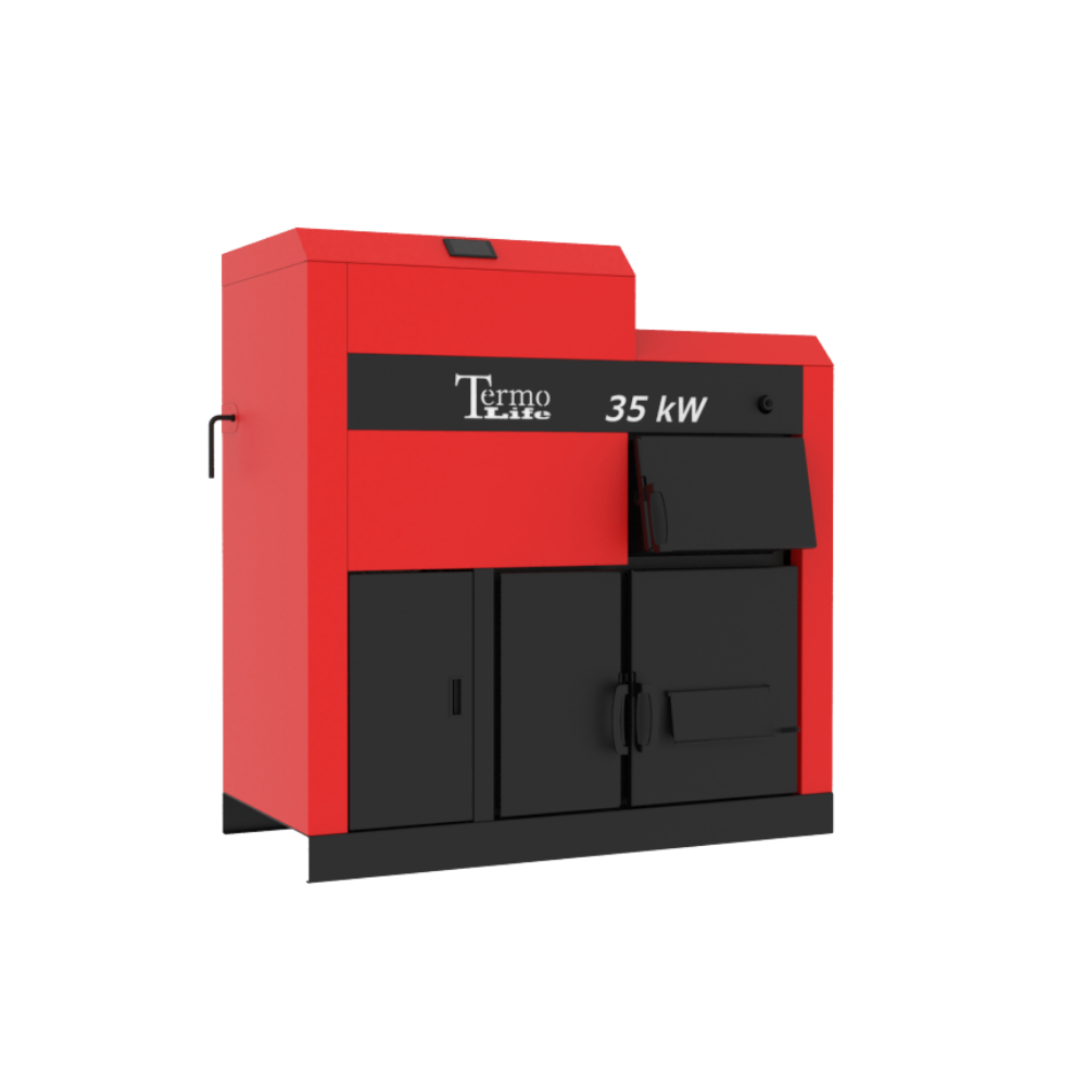 Cazan Combustibil Solid + Pelet Alpin Combi 25 — imaginea 2